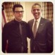 Zachary Quinto et Barack Obama